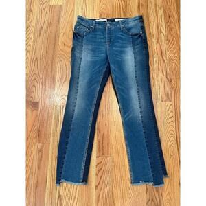 Pilcro and the Letterpress Blue Straight Leg Jeans